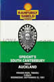Auckland South Canterbury 1991 memorabilia